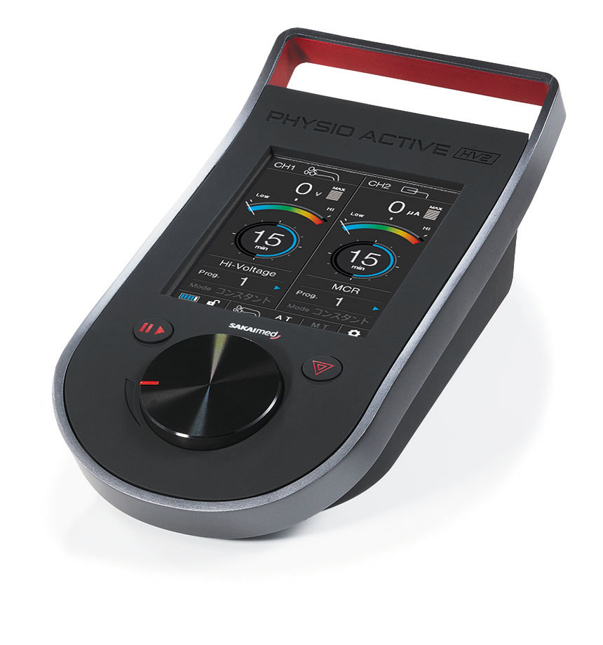 接骨院の自費単価と患者満足を両立する電気治療器。酒井医療「フィジオアクティブHV2」